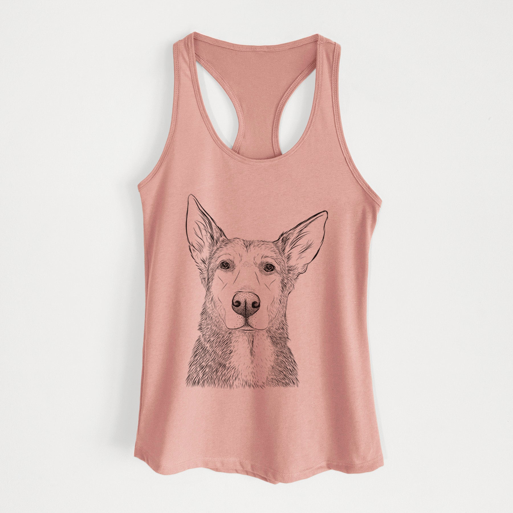 Misty the German Shepherd Mix - Women's Racerback Tanktop