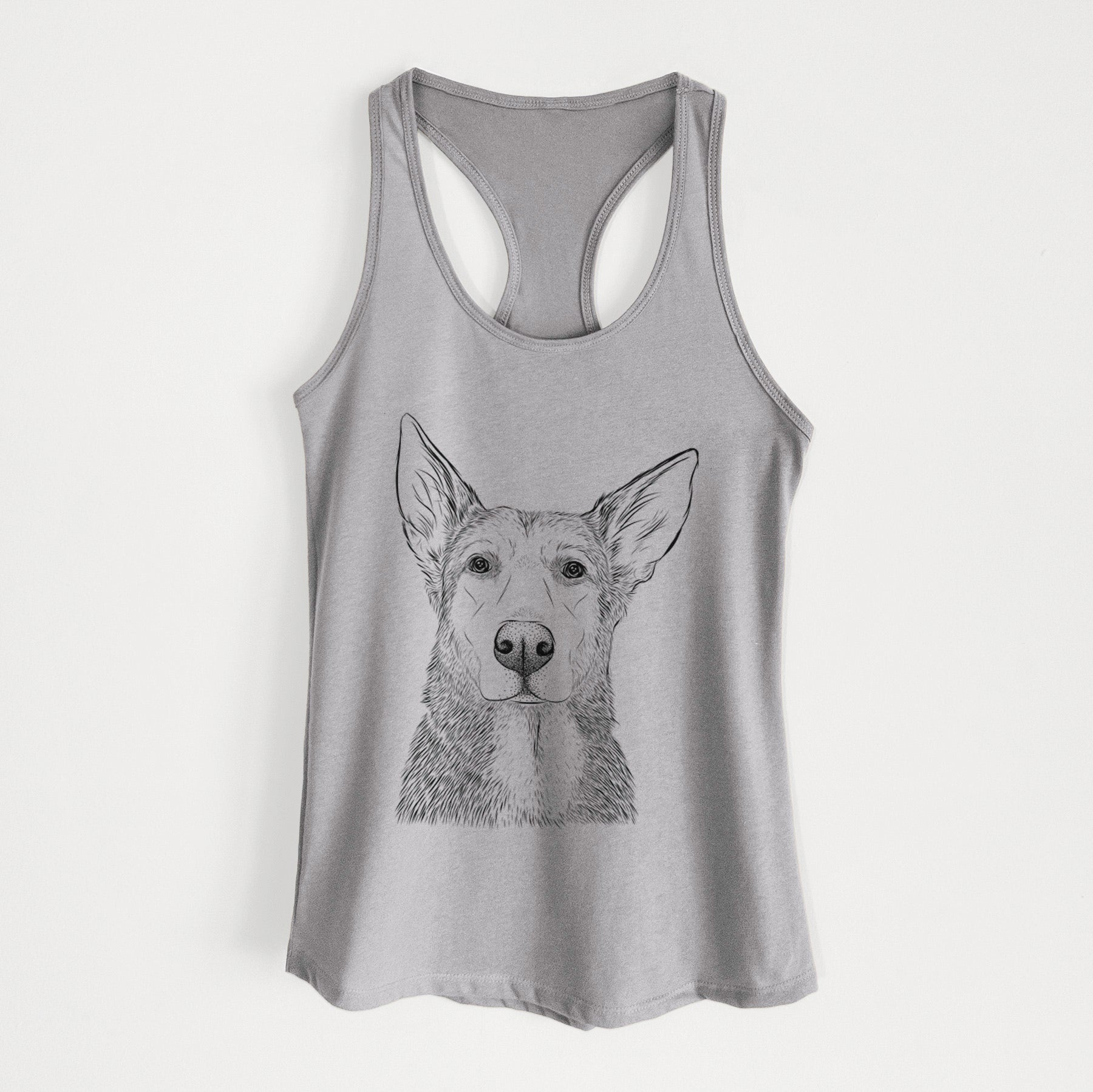 Misty the German Shepherd Mix - Women's Racerback Tanktop