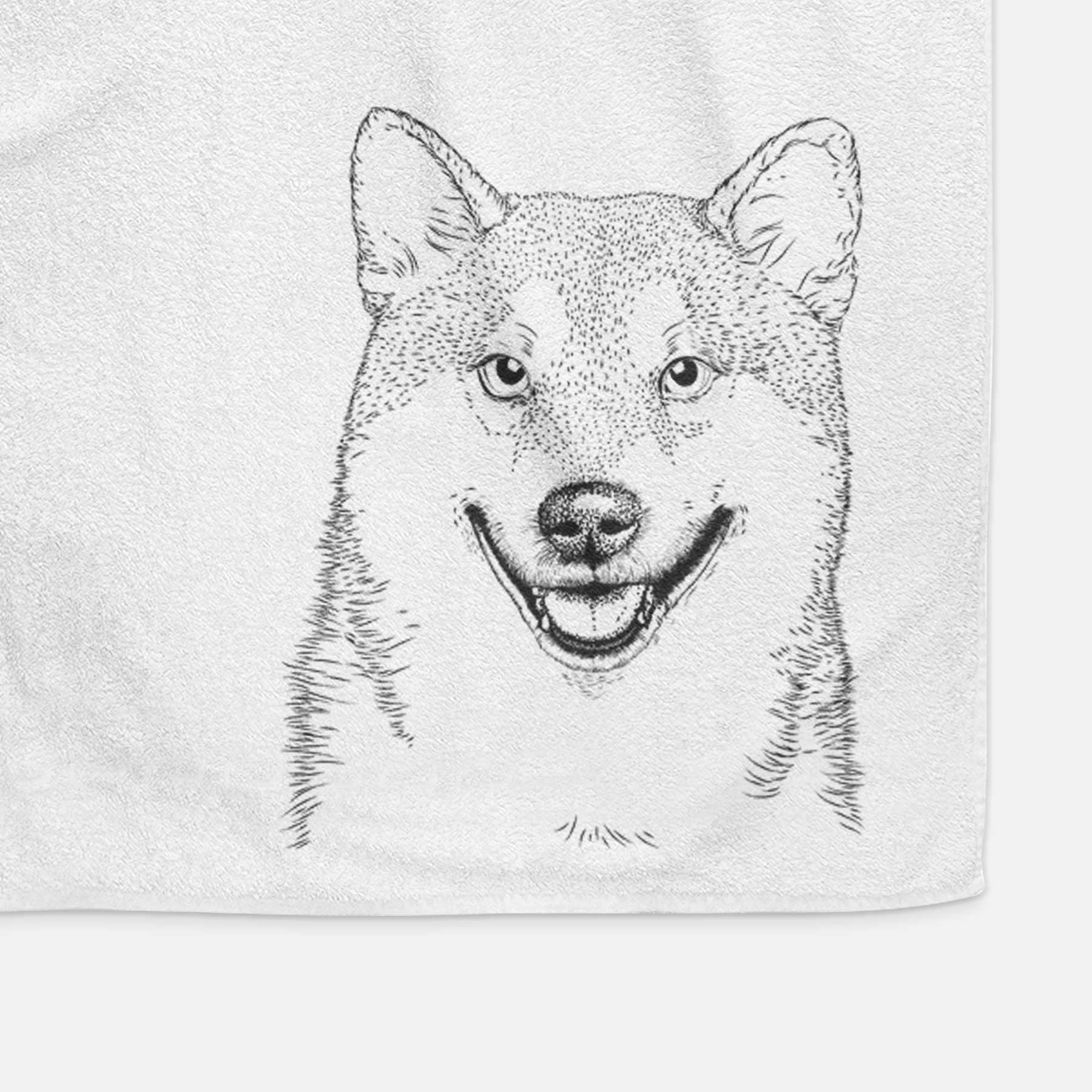 Mitsu the Shiba Inu Decorative Hand Towel