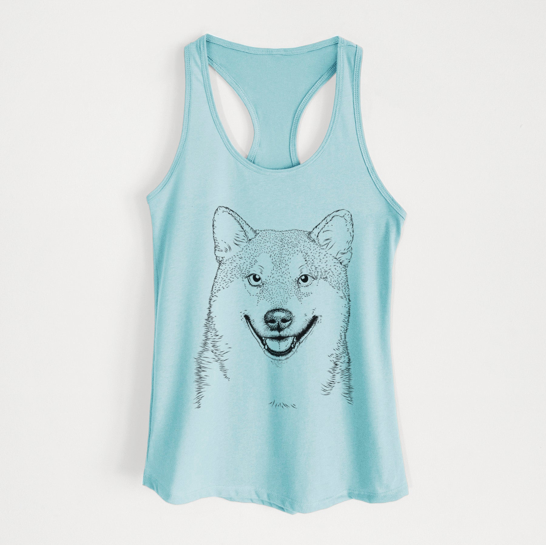 Mitsu the Shiba Inu - Women's Racerback Tanktop