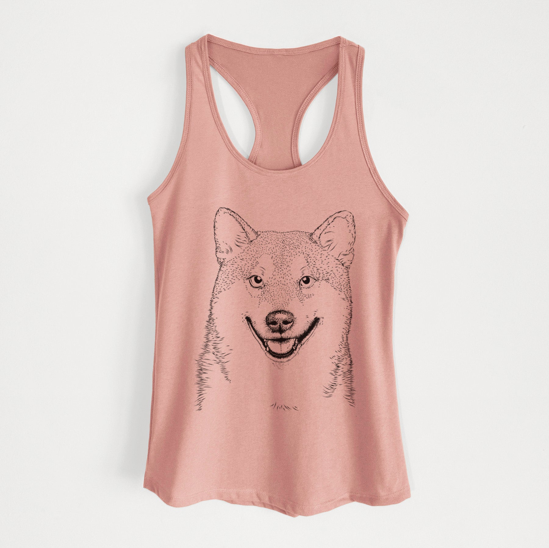 Mitsu the Shiba Inu - Women's Racerback Tanktop