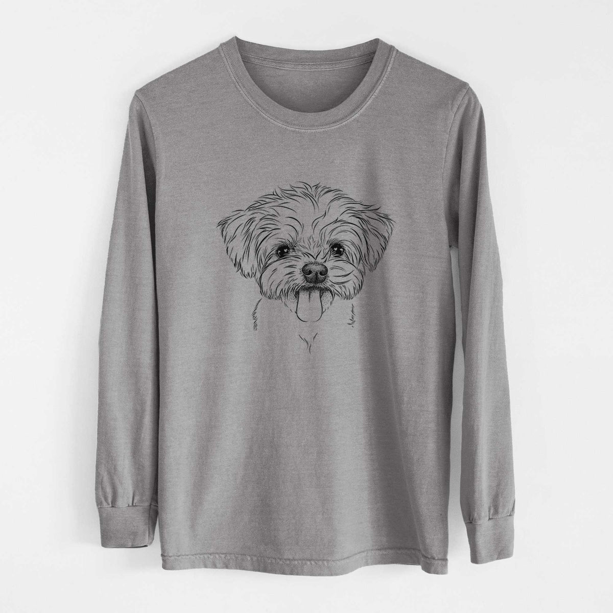 Bare Mochi the Maltese - Heavyweight 100% Cotton Long Sleeve
