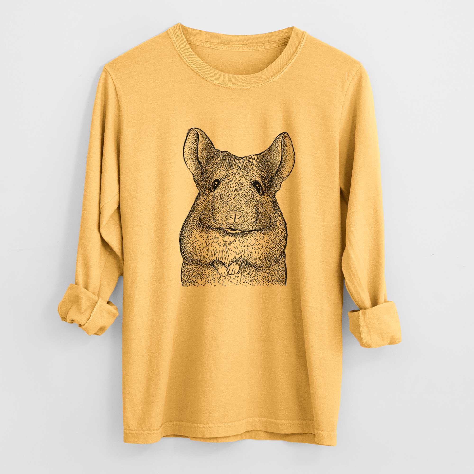 Bare Mojo the Chinchilla - Heavyweight 100% Cotton Long Sleeve