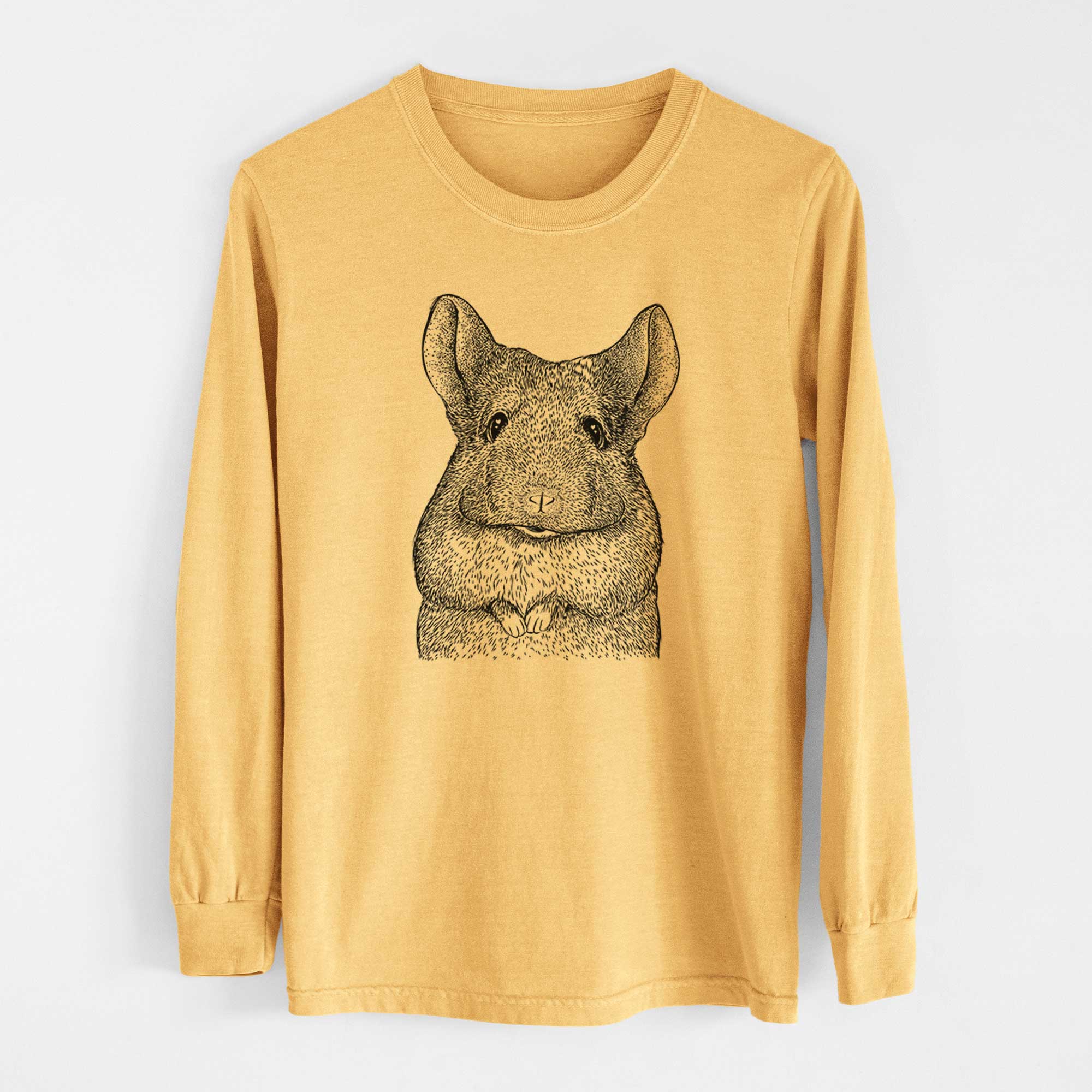 Bare Mojo the Chinchilla - Heavyweight 100% Cotton Long Sleeve