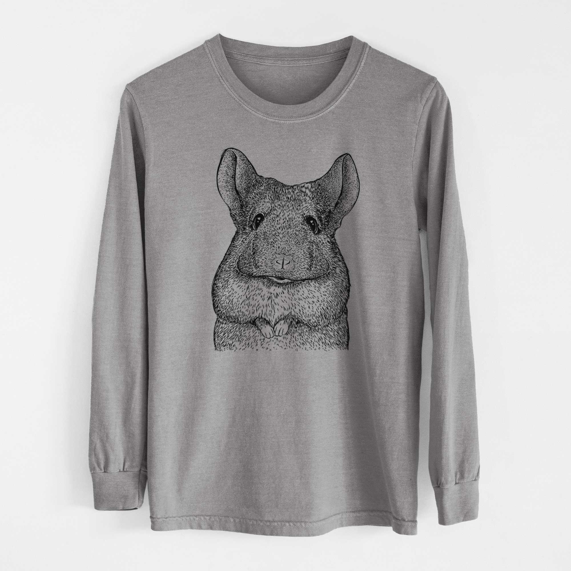 Bare Mojo the Chinchilla - Heavyweight 100% Cotton Long Sleeve