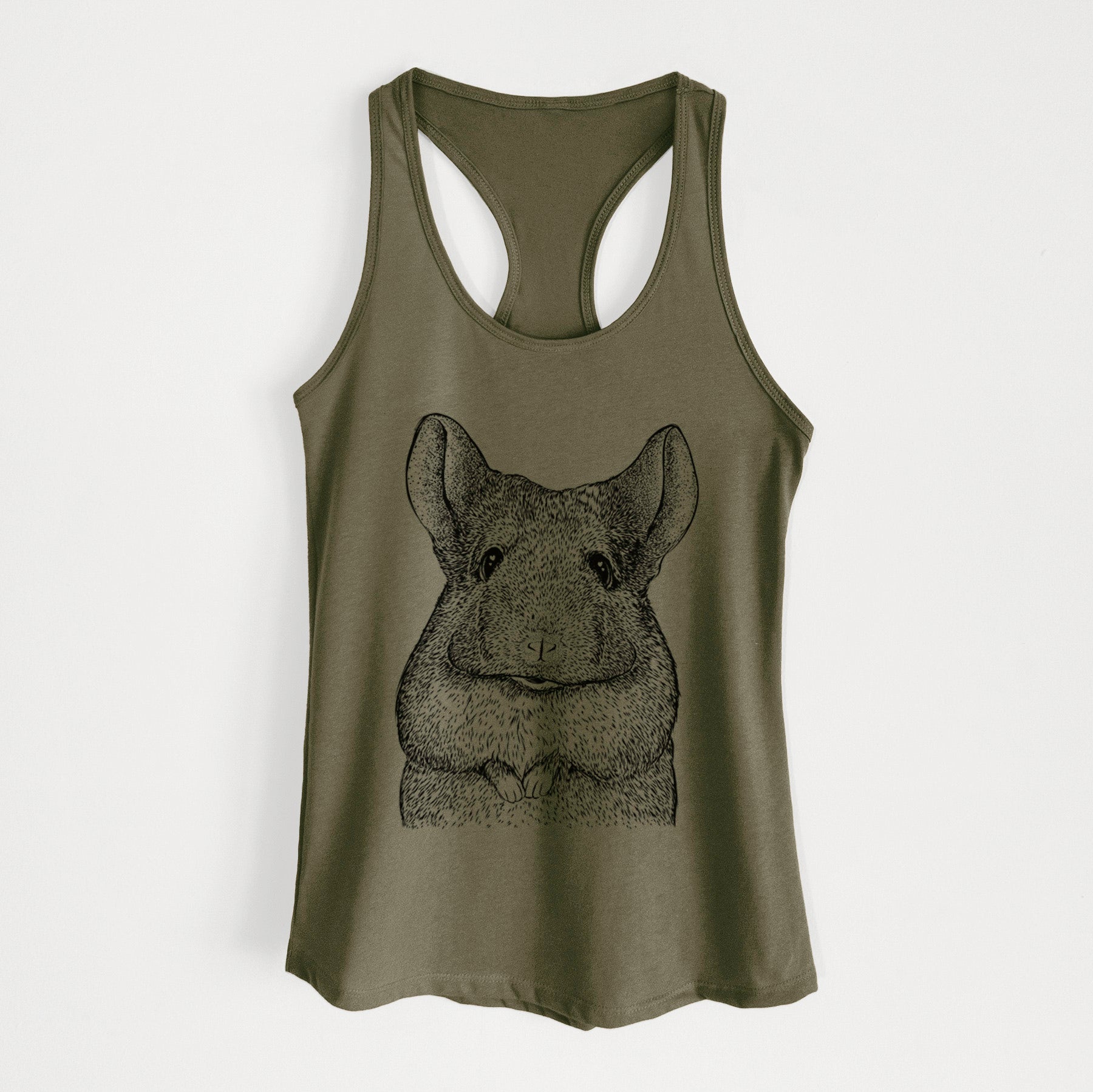 Mojo the Chinchilla - Women's Racerback Tanktop