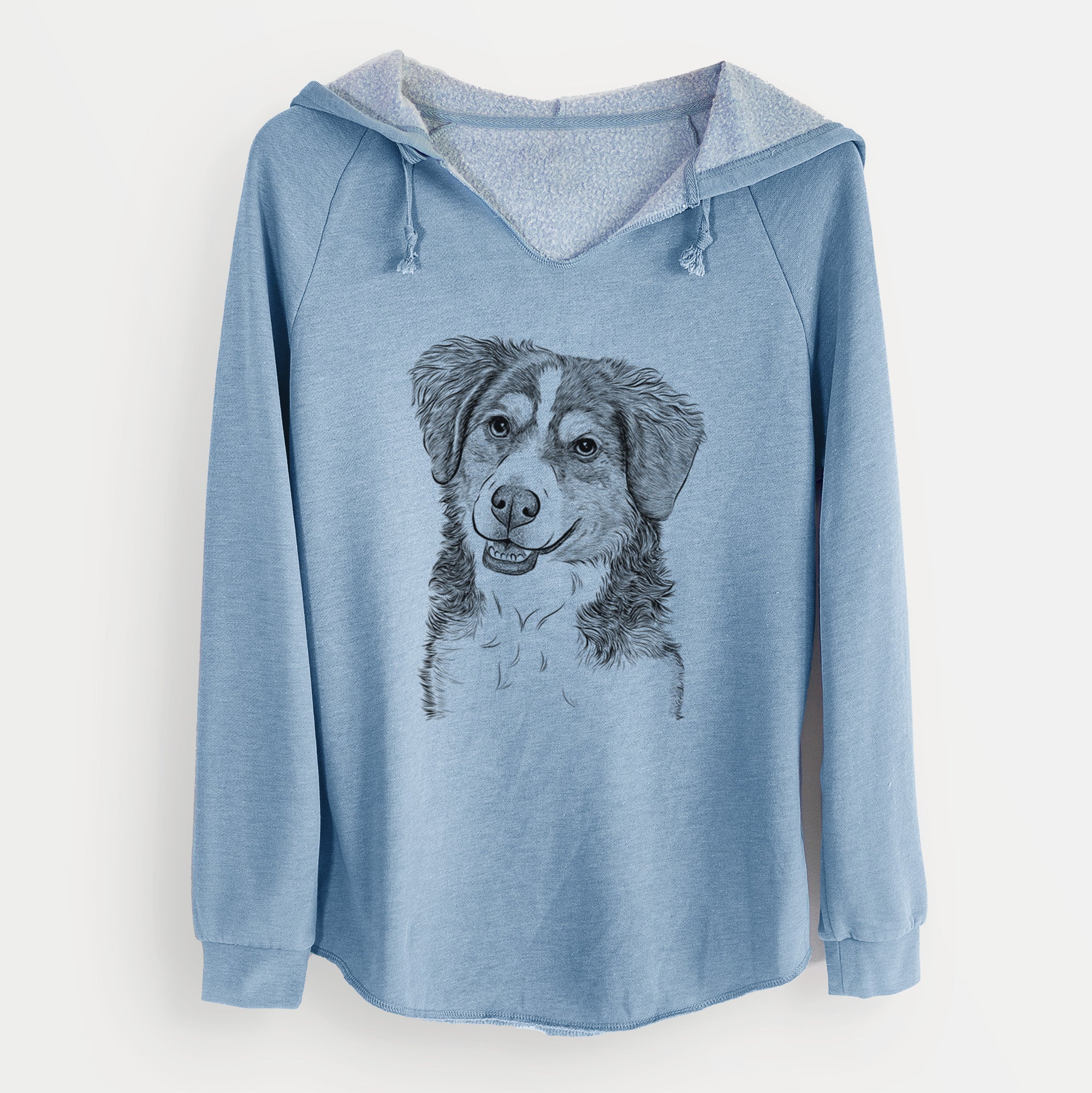 Bare Molly the Miniature Bernedoodle - Cali Wave Hooded Sweatshirt