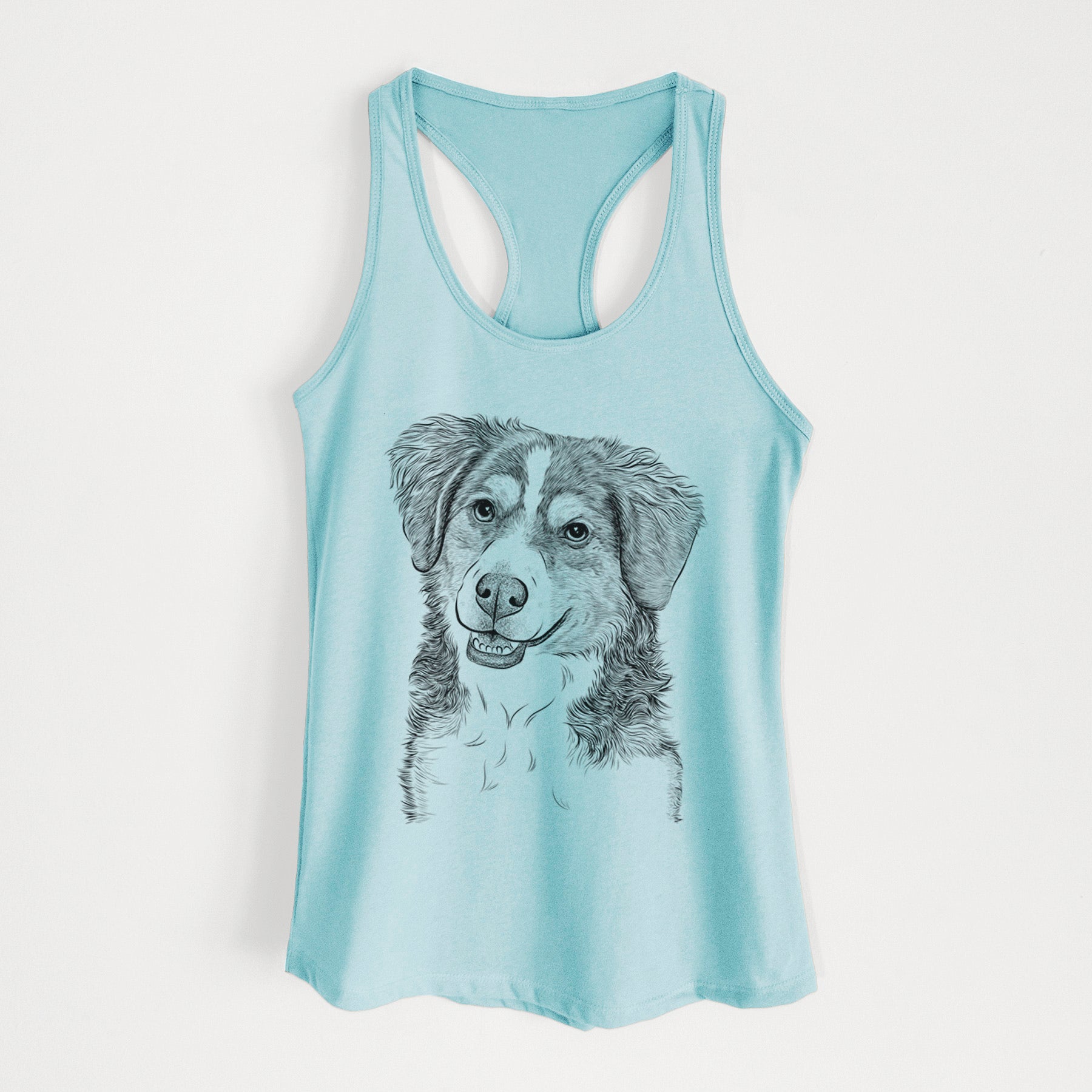 Molly the Miniature Bernedoodle - Women's Racerback Tanktop