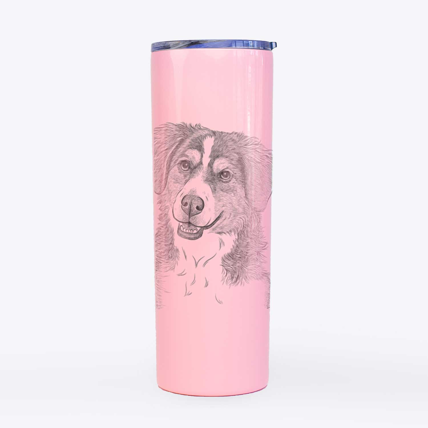 Molly the Miniature Bernedoodle - 20oz Skinny Tumbler