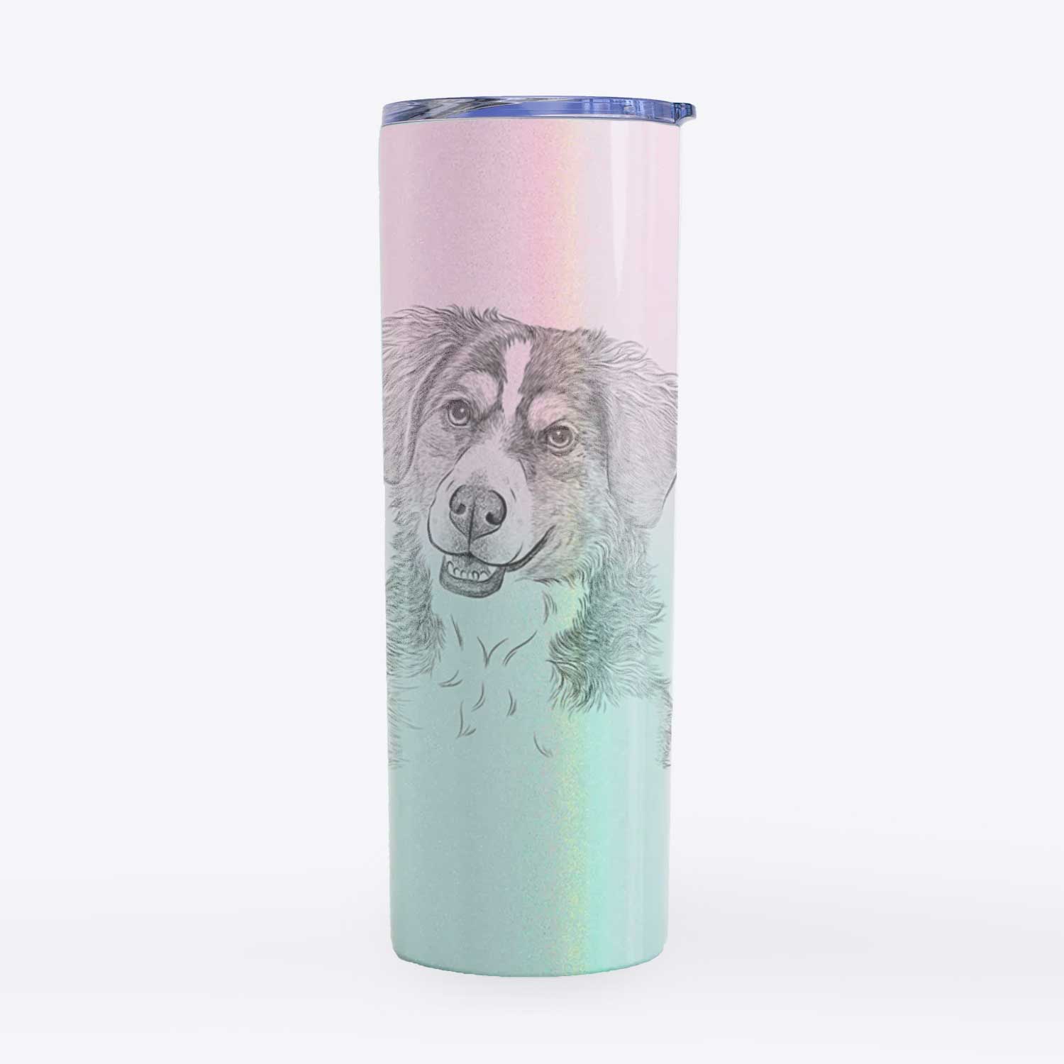 Molly the Miniature Bernedoodle - 20oz Skinny Tumbler