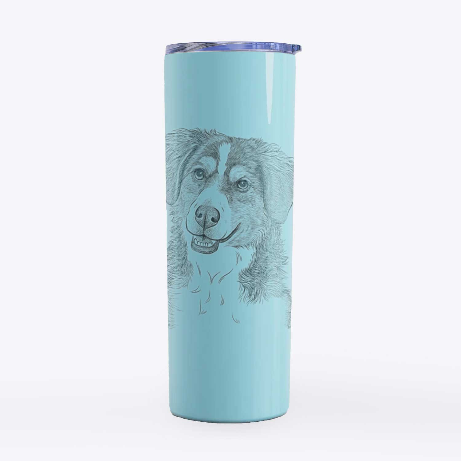 Molly the Miniature Bernedoodle - 20oz Skinny Tumbler