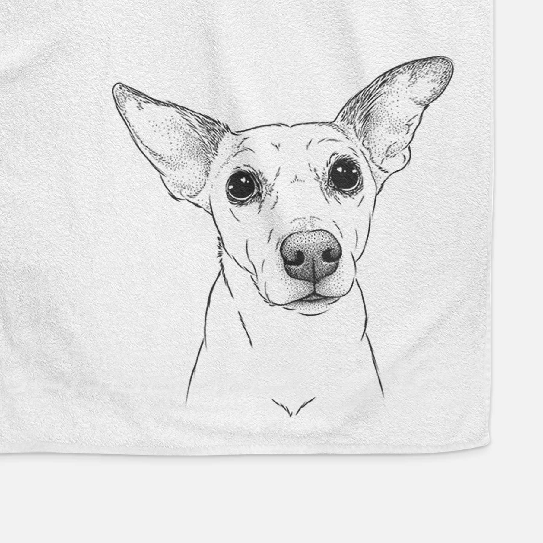 Molly the Jack Russell Terrier Decorative Hand Towel