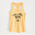 Momo the Japanese Terrier - Women's Racerback Tanktop