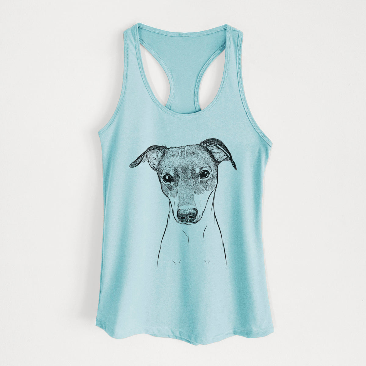 Momo the Japanese Terrier - Women's Racerback Tanktop