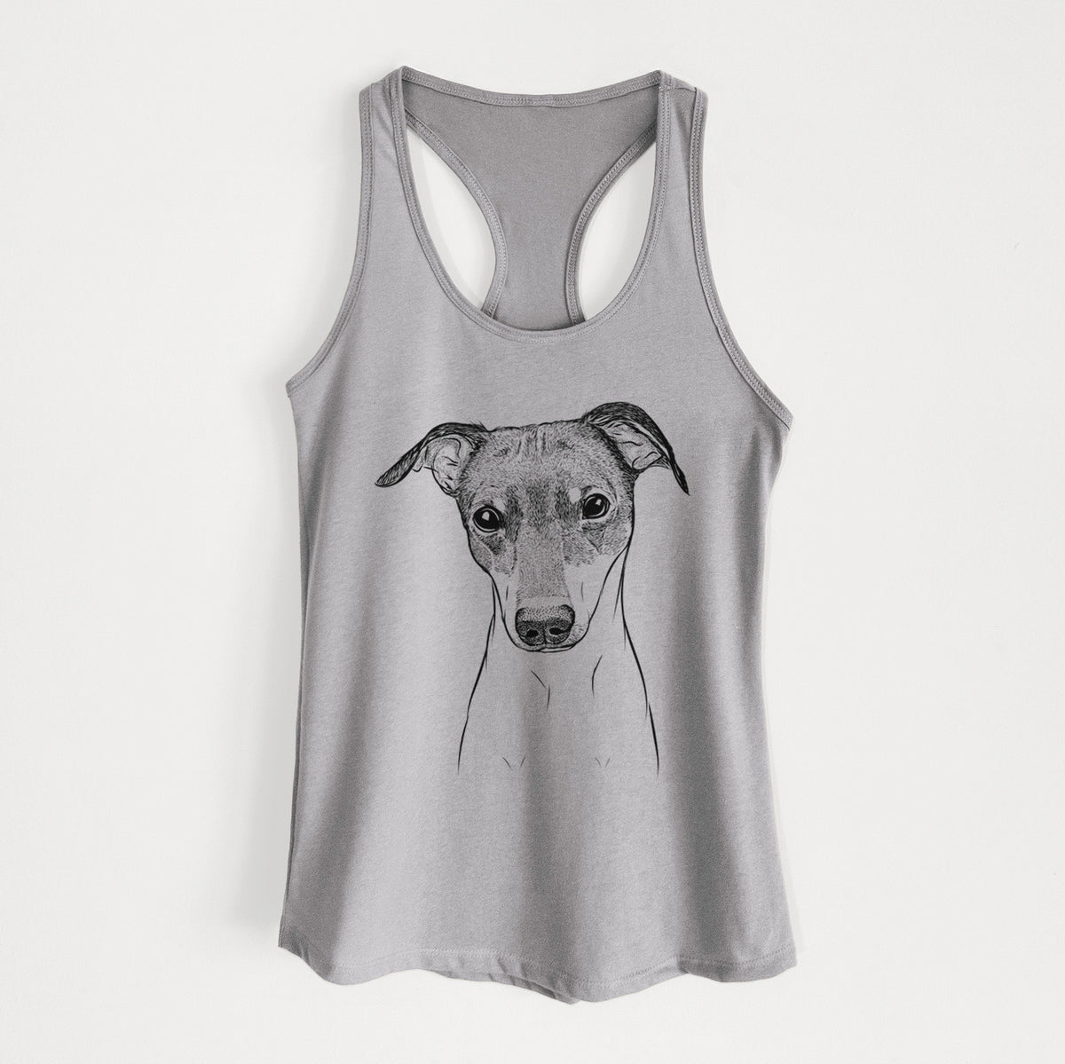 Momo the Japanese Terrier - Women&#39;s Racerback Tanktop