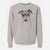 Bare Momo the Japanese Terrier - Unisex Pigment Dyed Crew Sweatshirt