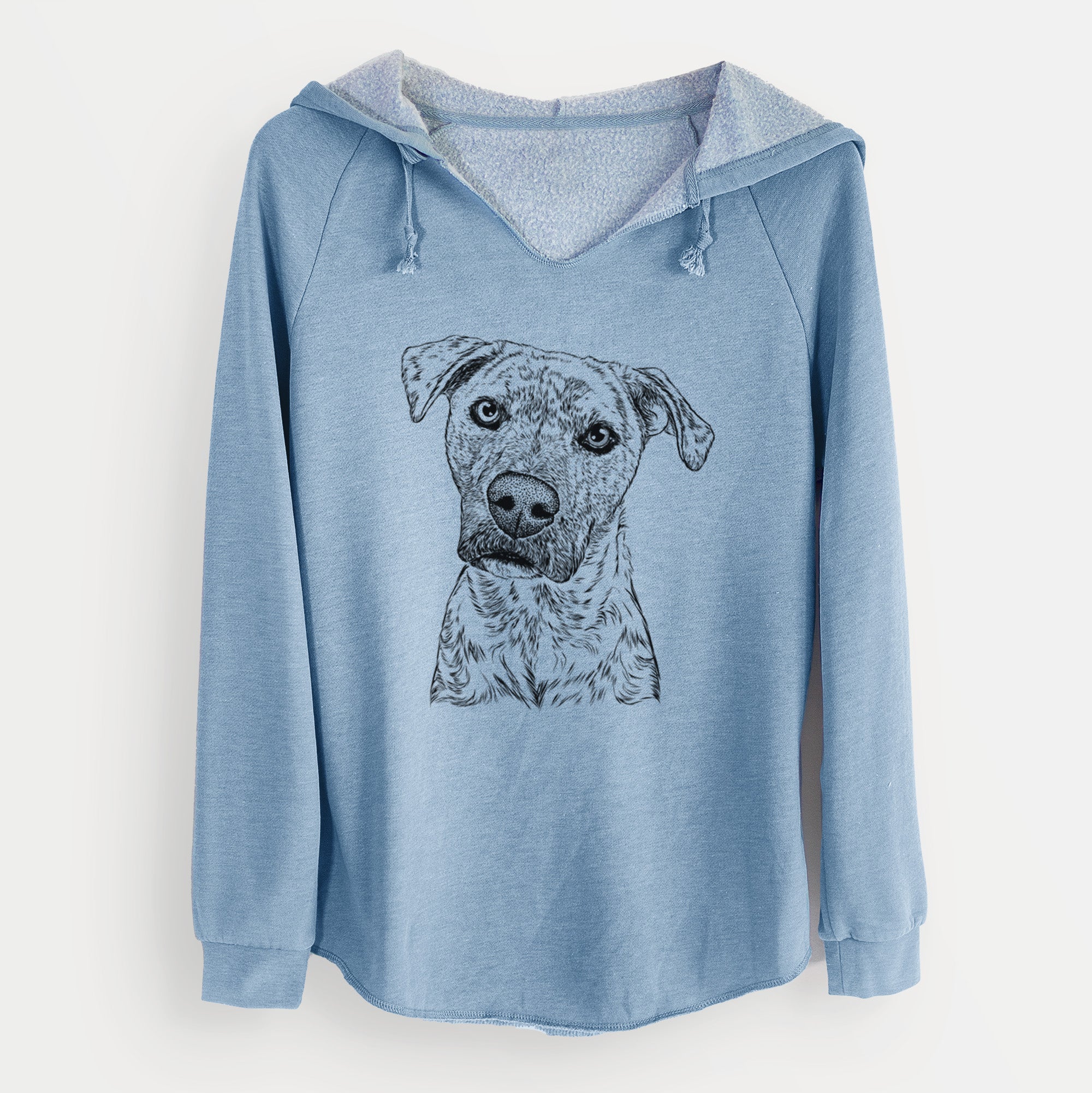 Bare Monster Baby the Pitbull Mix - Cali Wave Hooded Sweatshirt