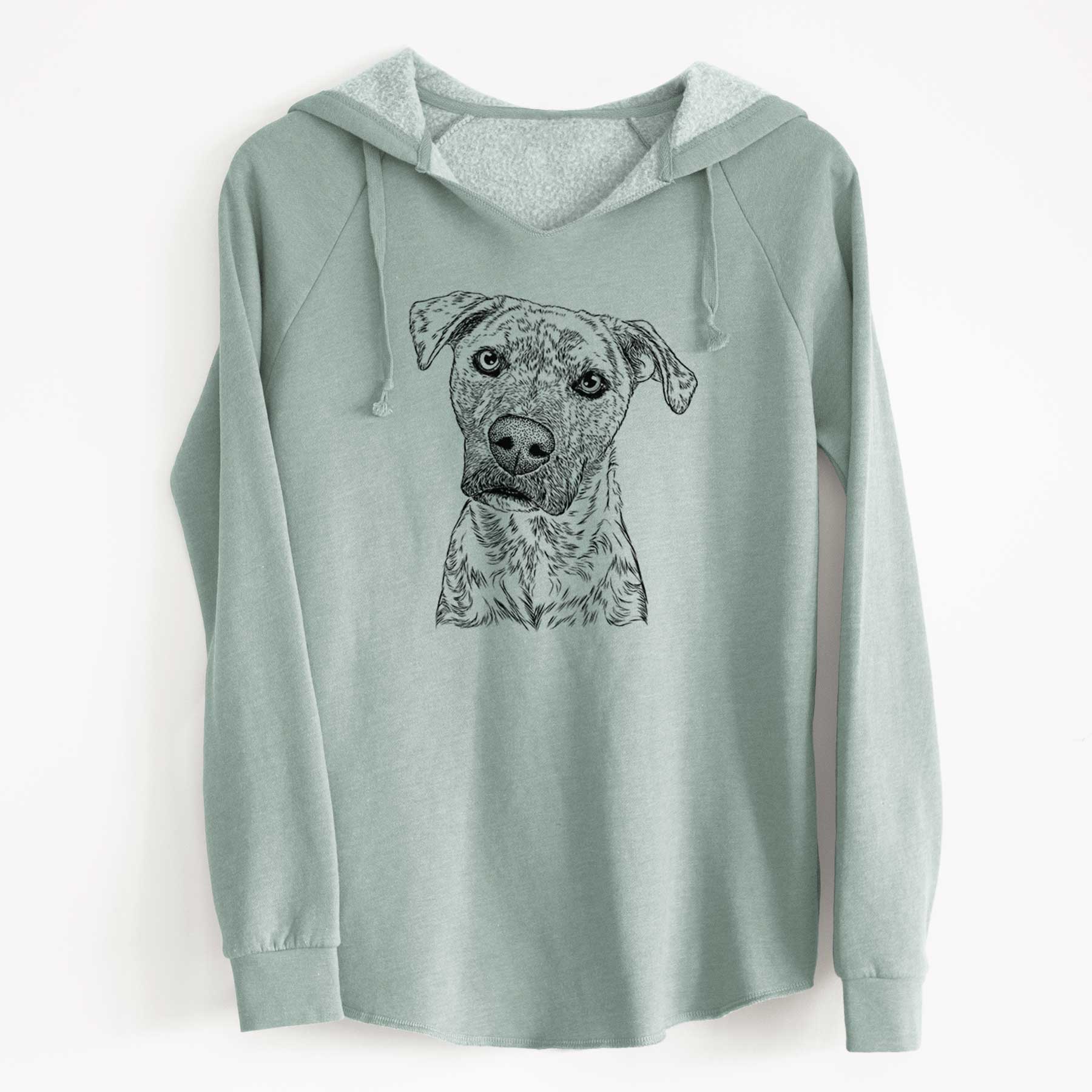 Bare Monster Baby the Pitbull Mix - Cali Wave Hooded Sweatshirt