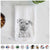 Monster Baby the Pitbull Mix Decorative Hand Towel