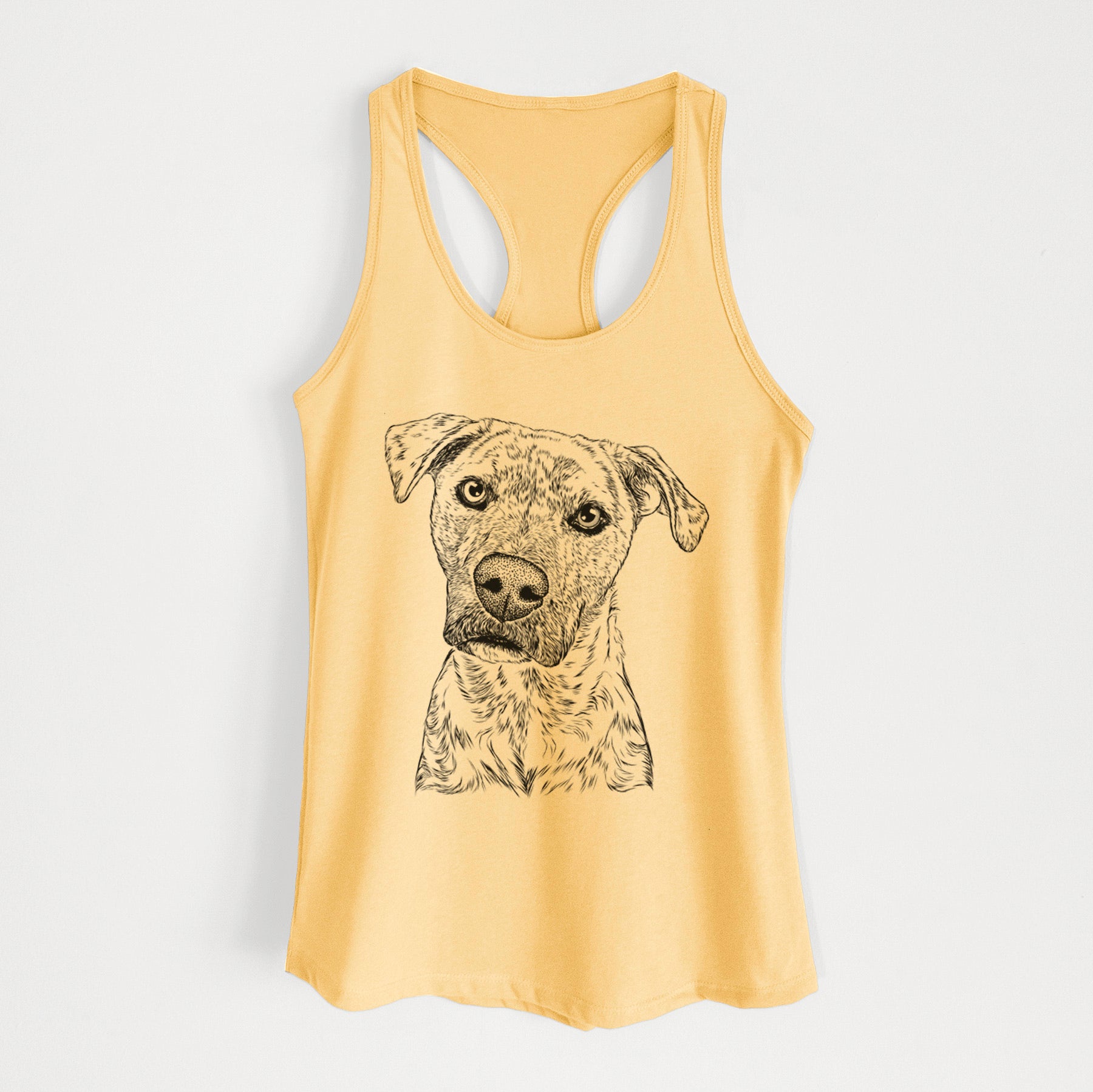 Monster Baby the Pitbull Mix - Women's Racerback Tanktop