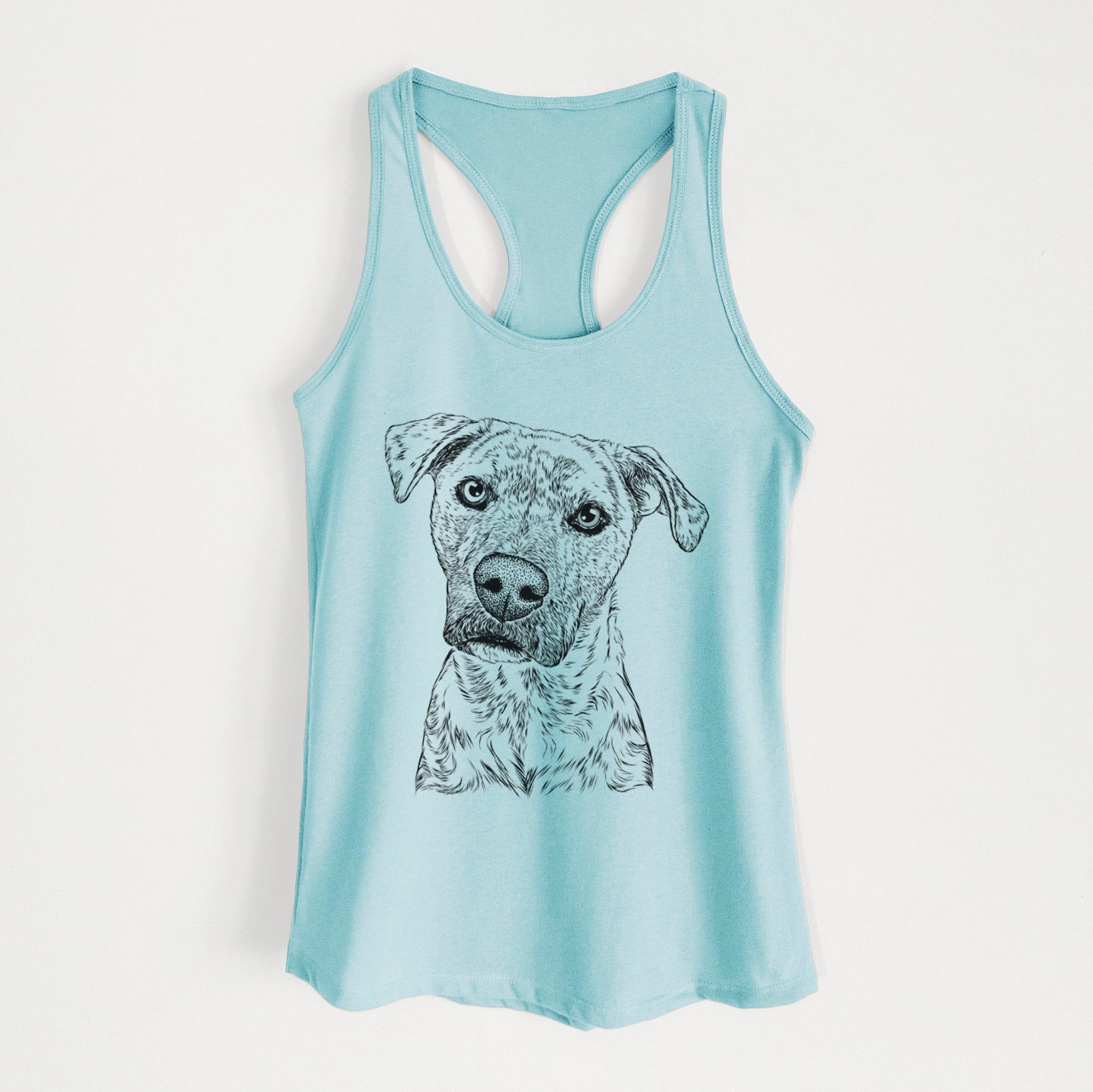 Monster Baby the Pitbull Mix - Women's Racerback Tanktop