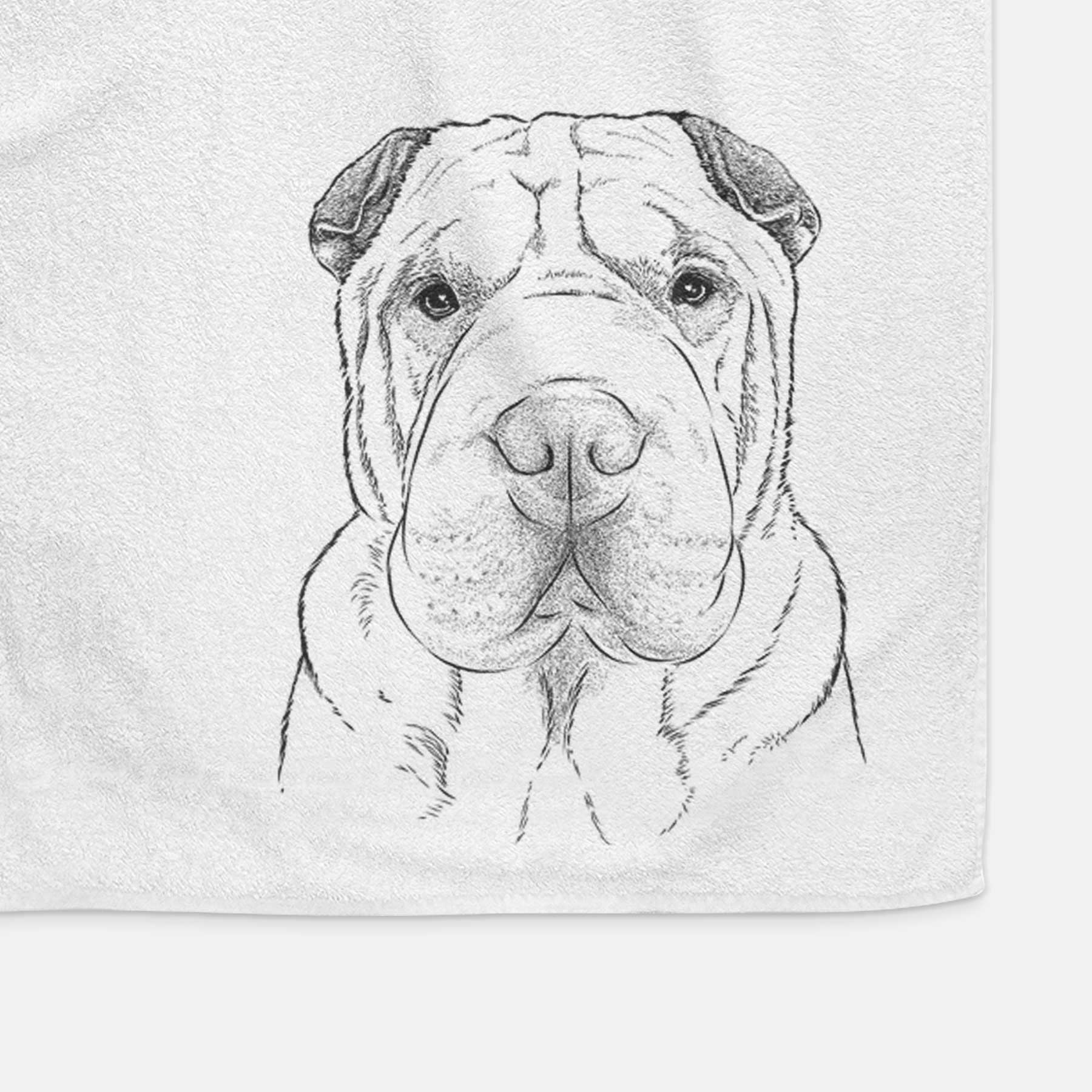 Moomers the Shar Pei Decorative Hand Towel