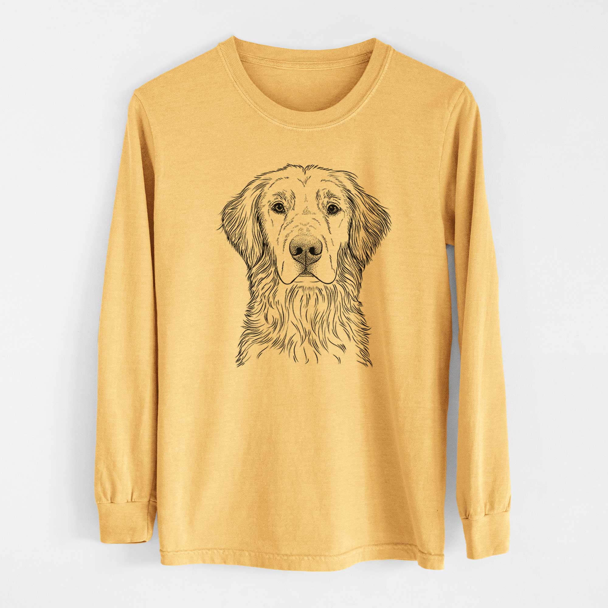 Bare Moose the Field Golden Retriever - Heavyweight 100% Cotton Long Sleeve