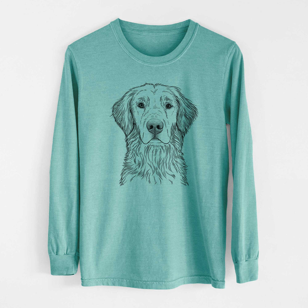 Bare Moose the Field Golden Retriever - Heavyweight 100% Cotton Long Sleeve