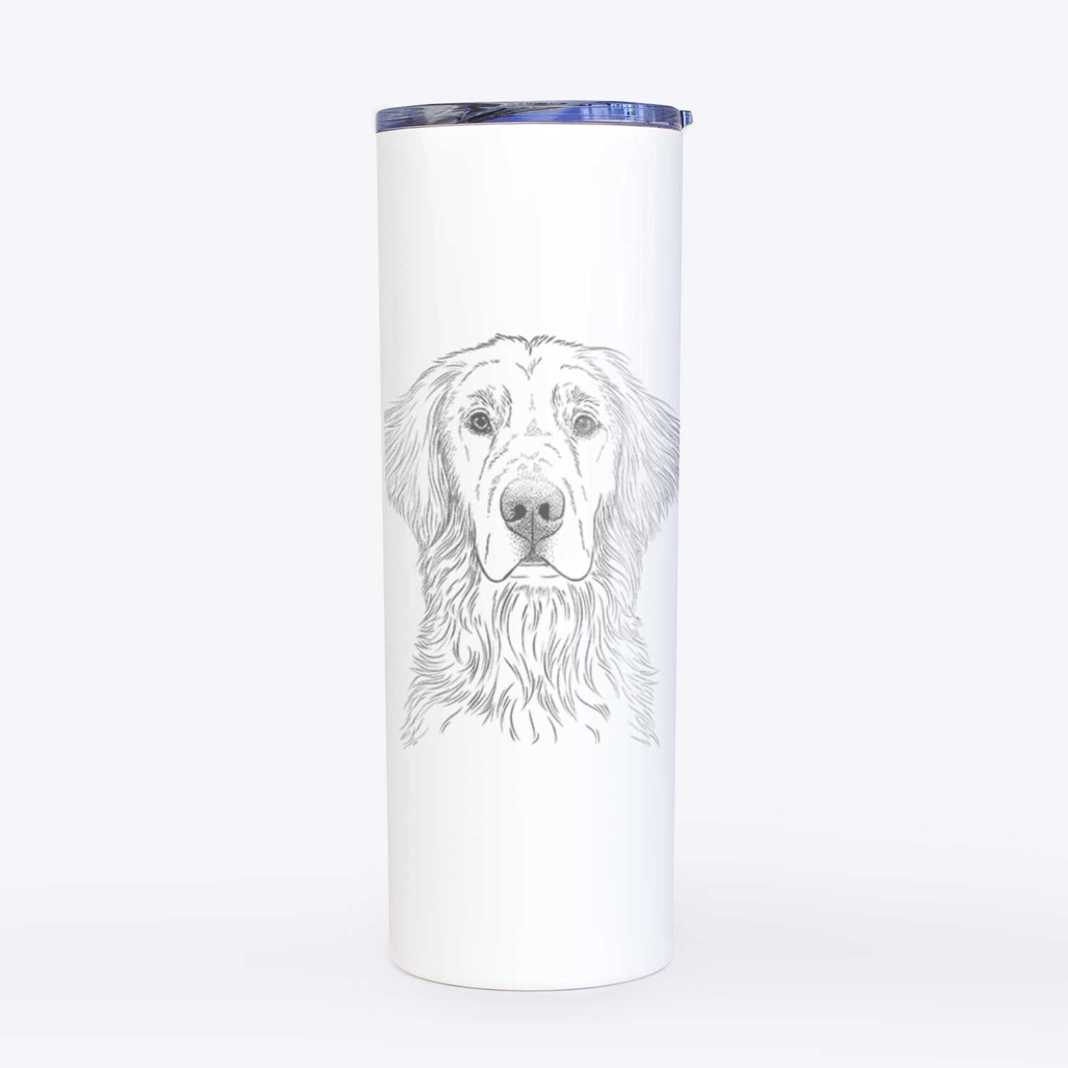 Moose the Field Golden Retriever - 20oz Skinny Tumbler