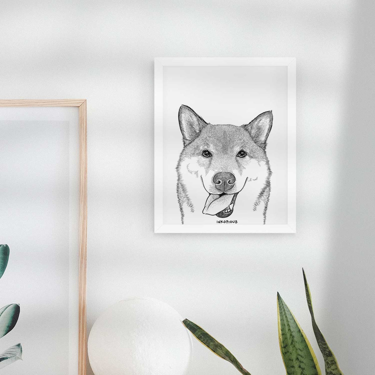 Mothra the Shiba Inu Art Print