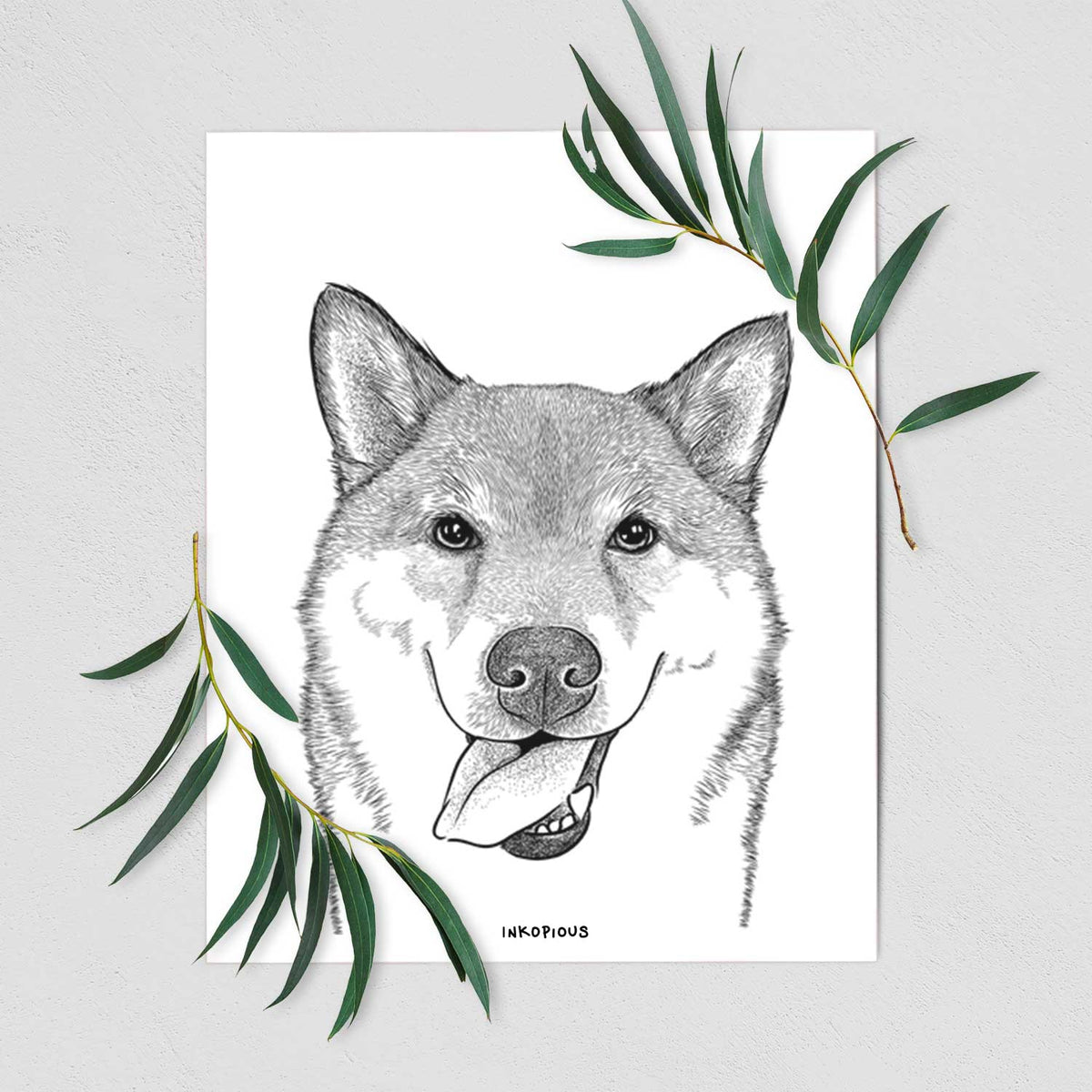 Mothra the Shiba Inu Art Print