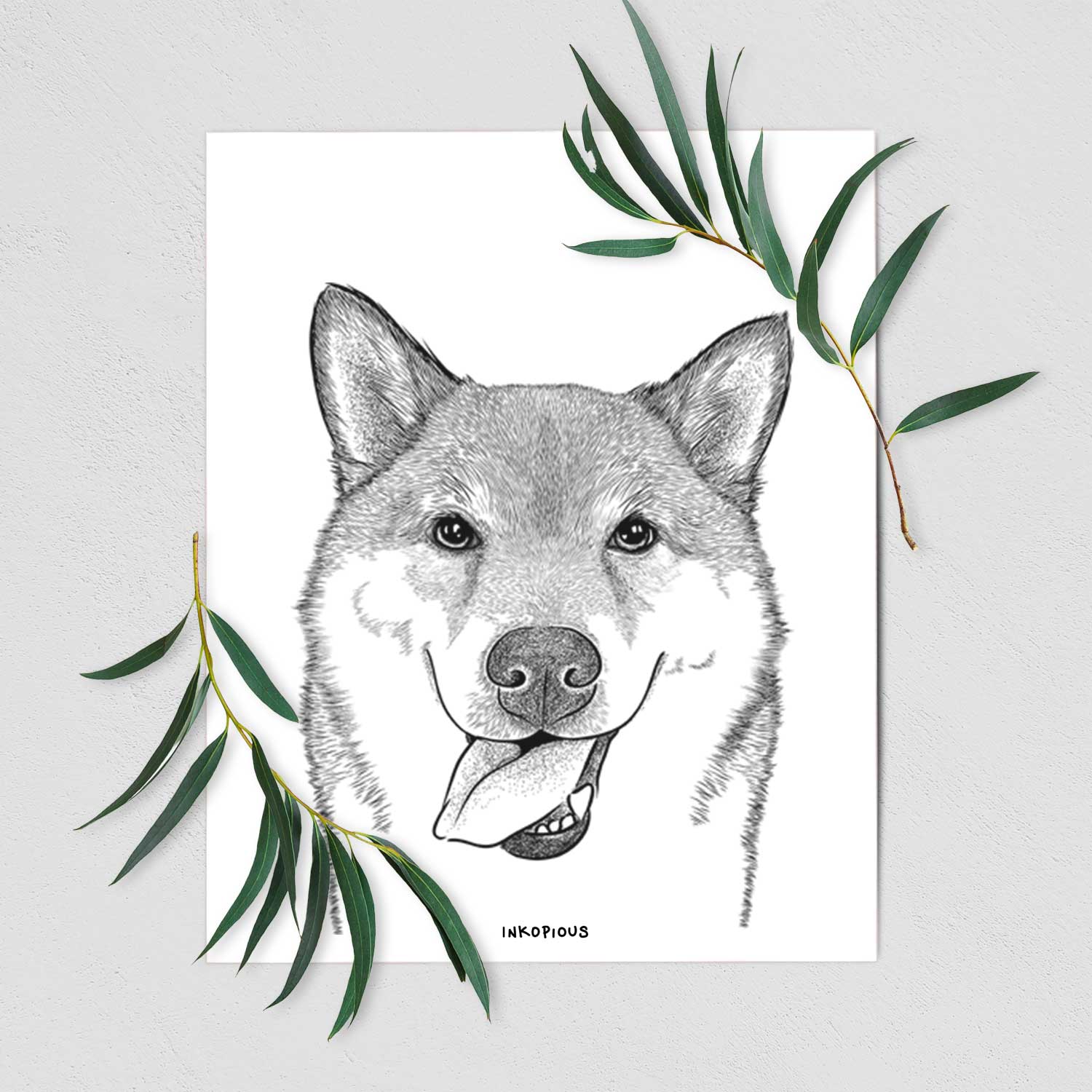 Mothra the Shiba Inu Art Print