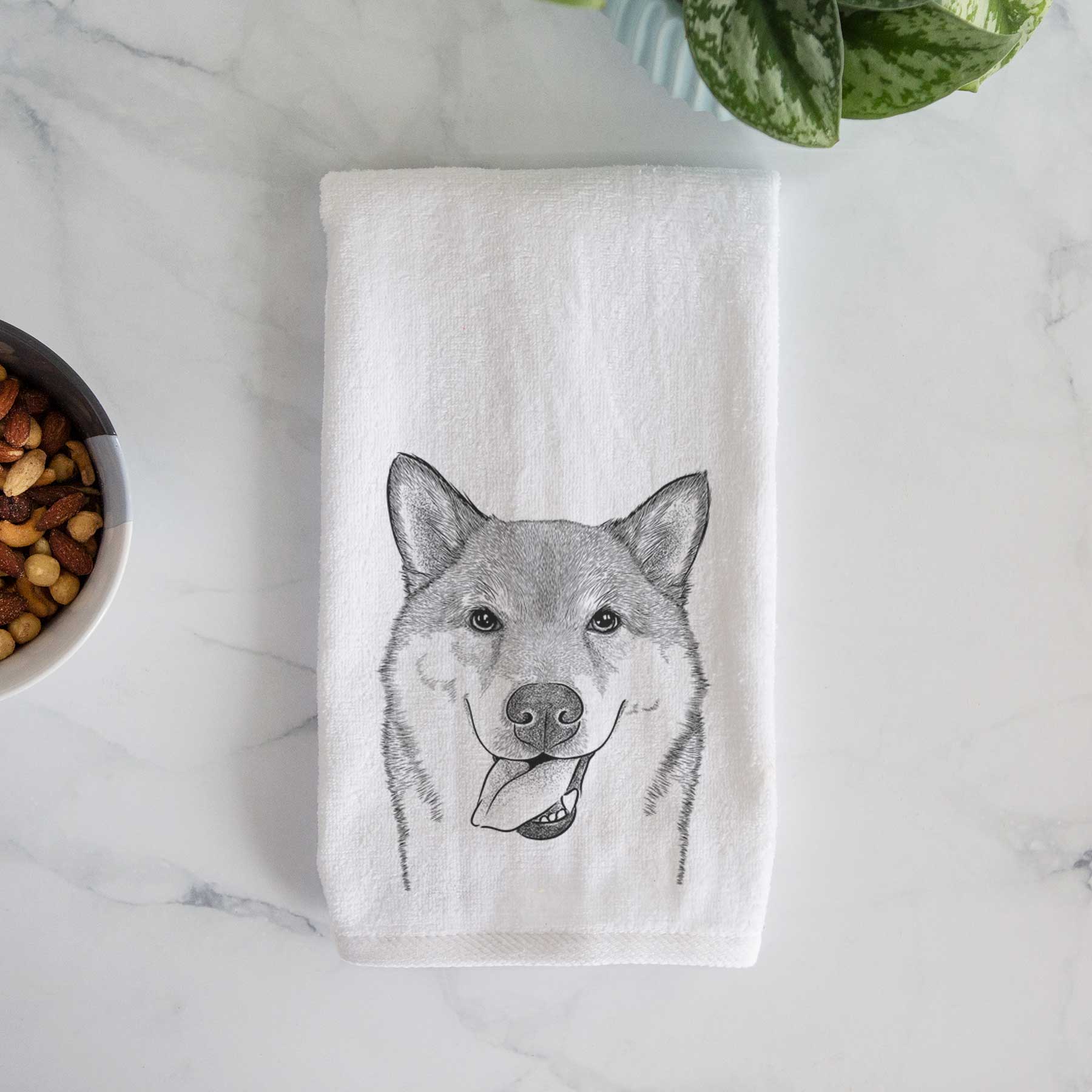 Mothra the Shiba Inu Decorative Hand Towel