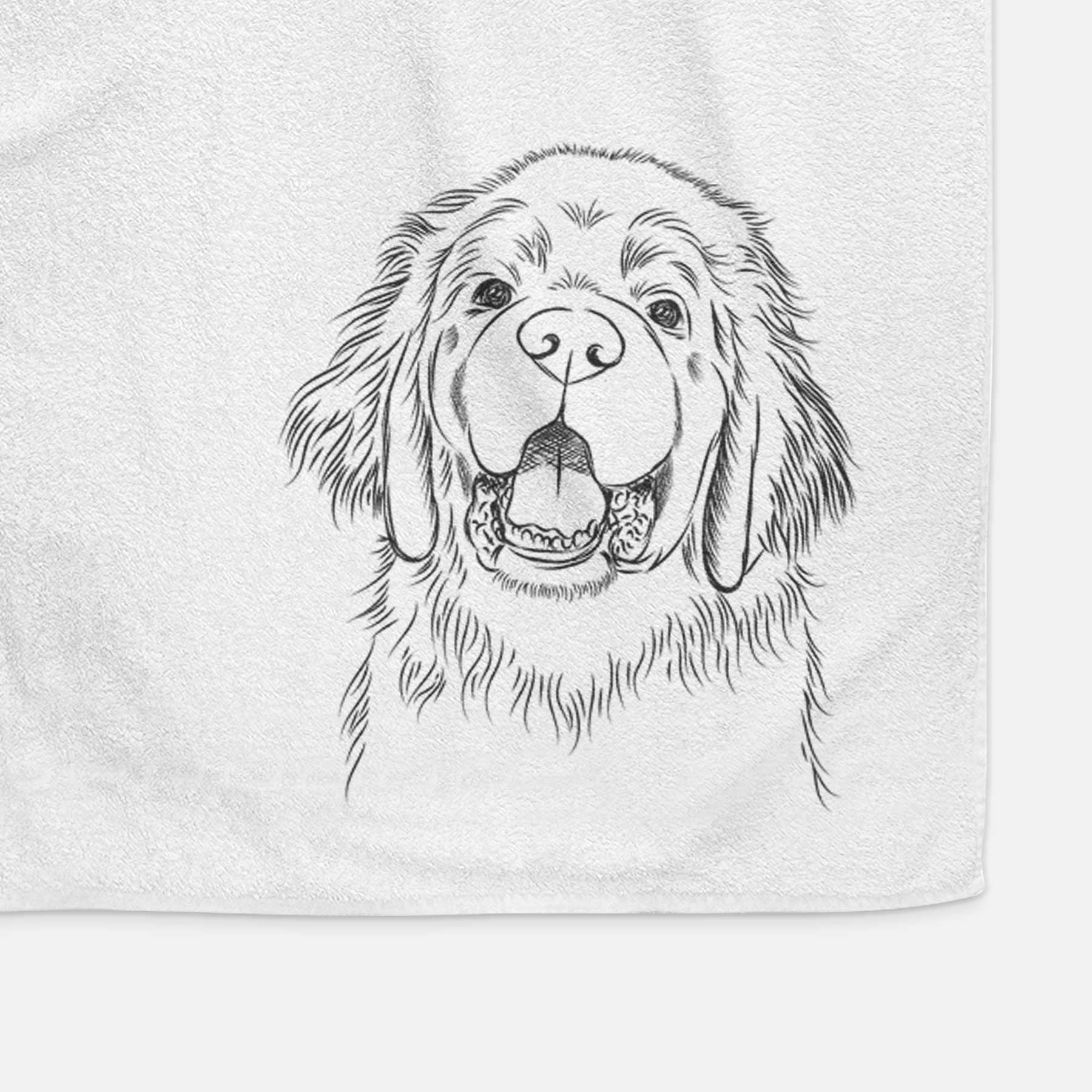 Mozart the Newfoundland Decorative Hand Towel