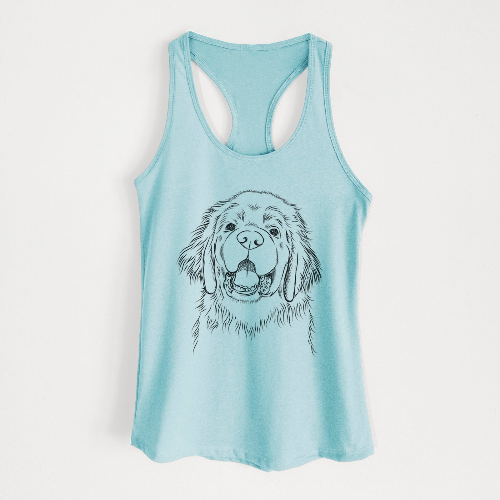 Mozart the Newfoundland - Women's Racerback Tanktop