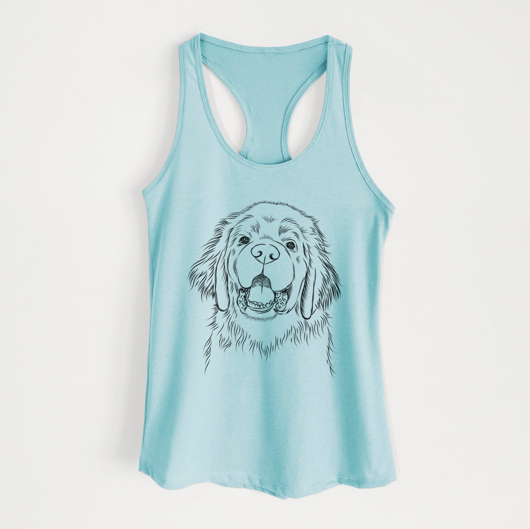 Mozart the Newfoundland - Women's Racerback Tanktop