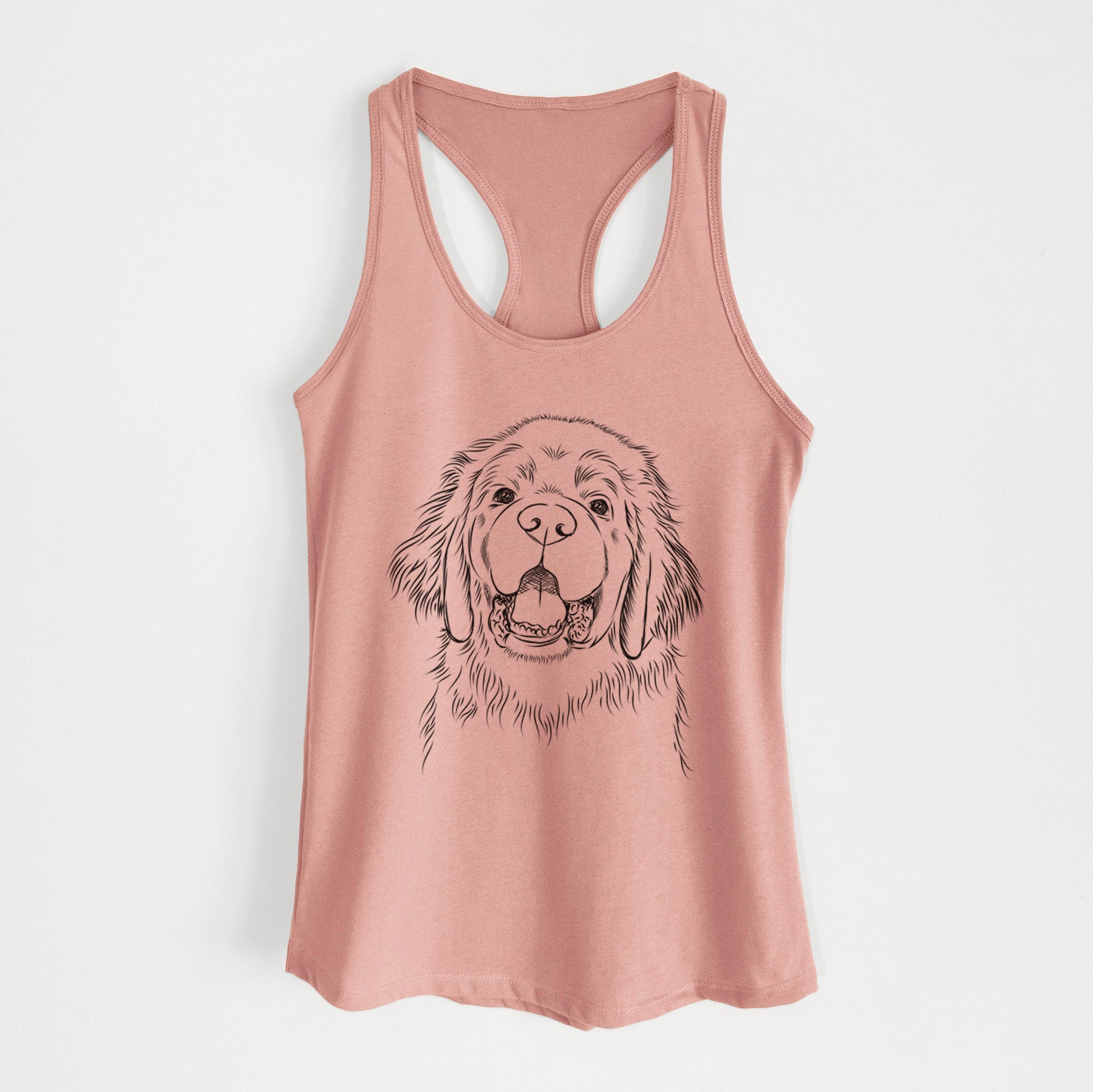 Mozart the Newfoundland - Women's Racerback Tanktop