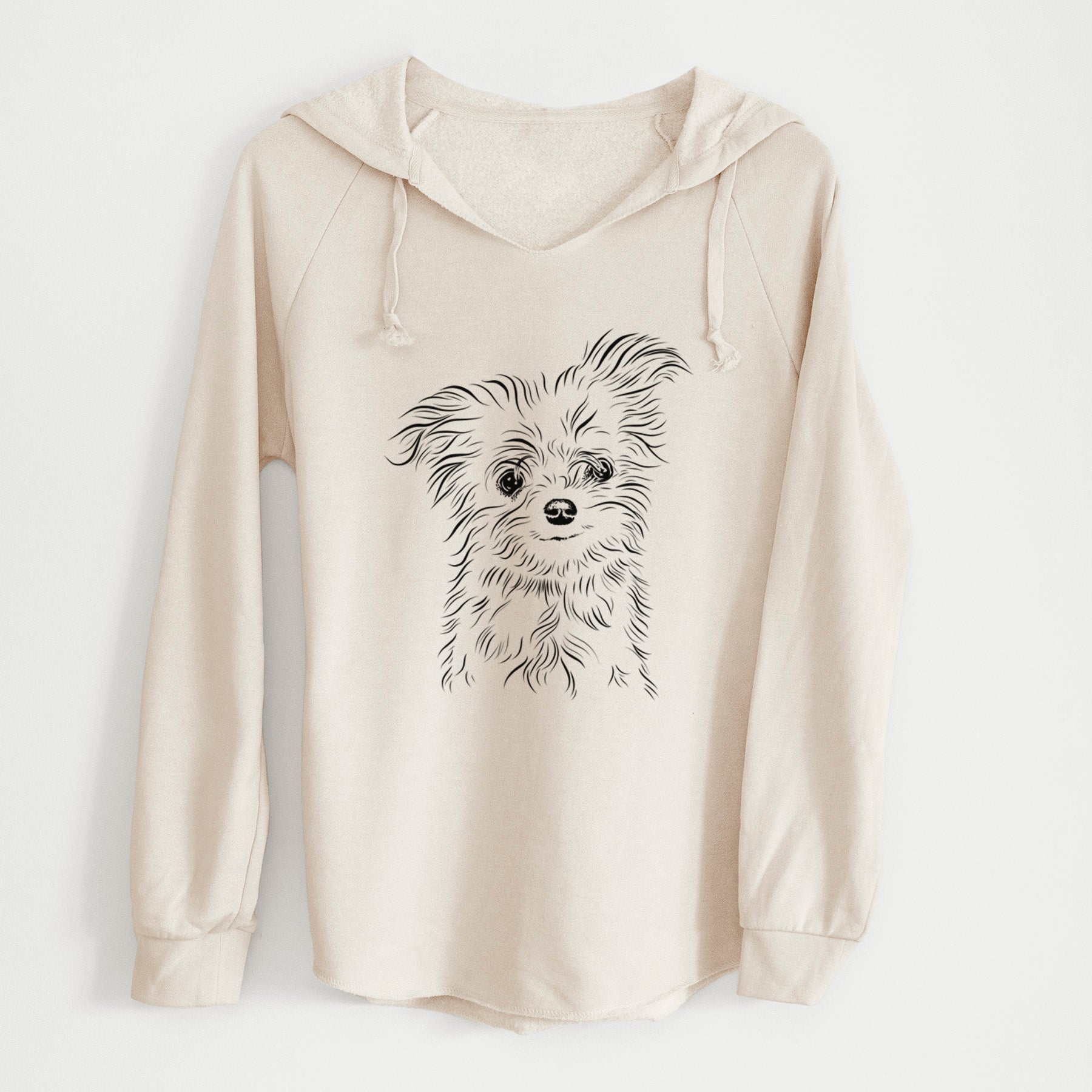 Bare Mr. Gucci Poochi the Maltese - Cali Wave Hooded Sweatshirt