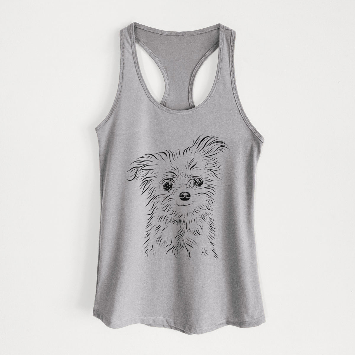 Mr. Gucci Poochi the Maltese - Women&#39;s Racerback Tanktop