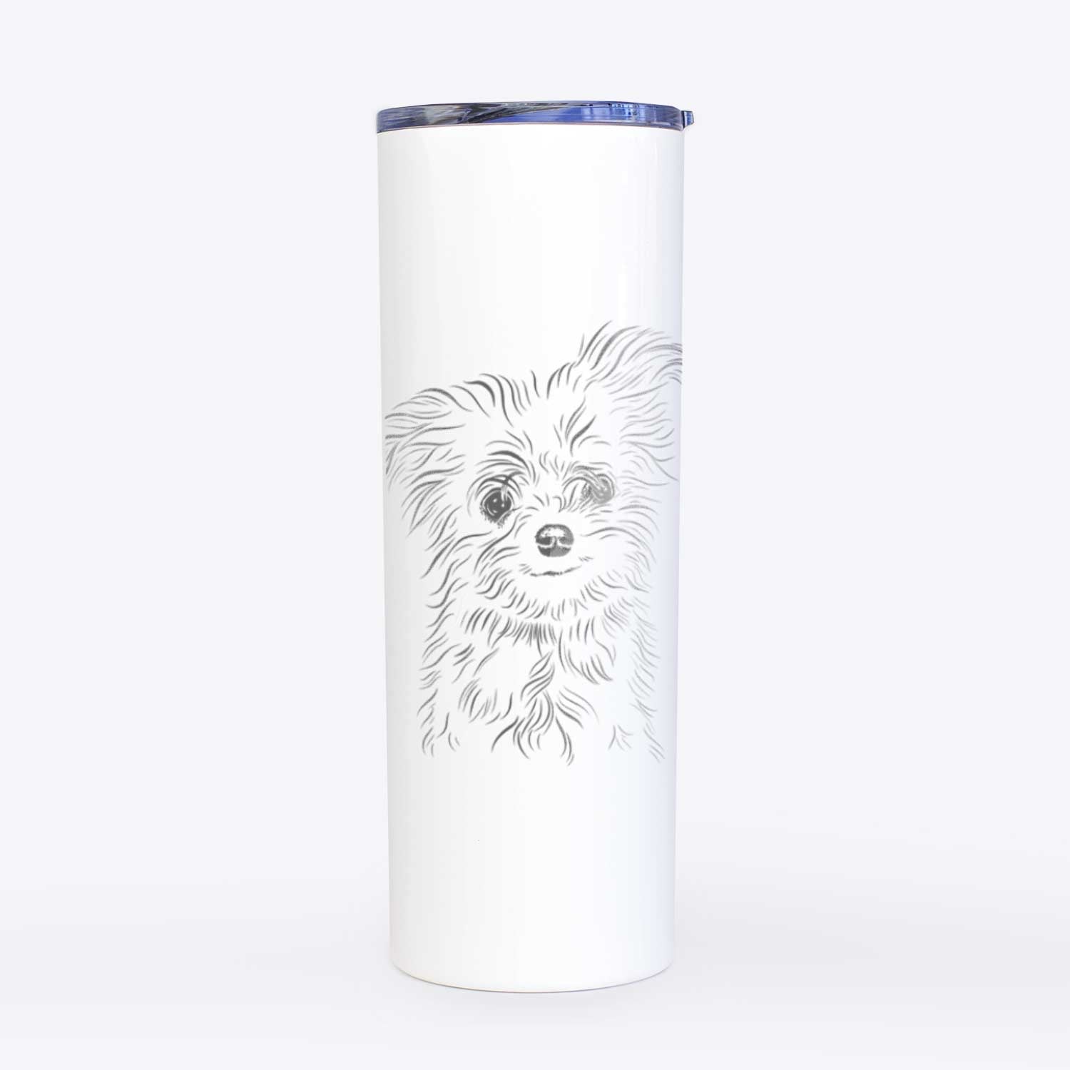 Mr. Gucci Poochi the Maltese - 20oz Skinny Tumbler