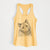 Mr. Maverick the Keeshond - Women's Racerback Tanktop