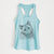 Mr. Maverick the Keeshond - Women's Racerback Tanktop