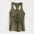 Mr. Maverick the Keeshond - Women's Racerback Tanktop