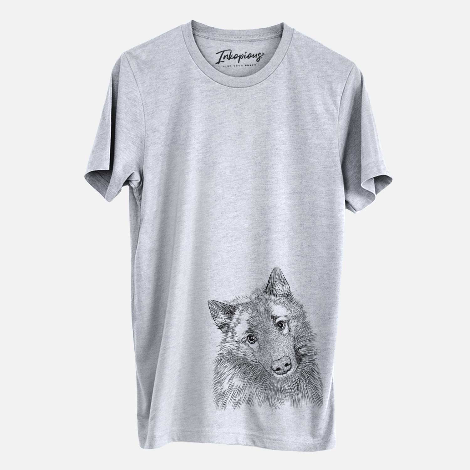 Bare Mr. Maverick the Keeshond - Unisex Crewneck