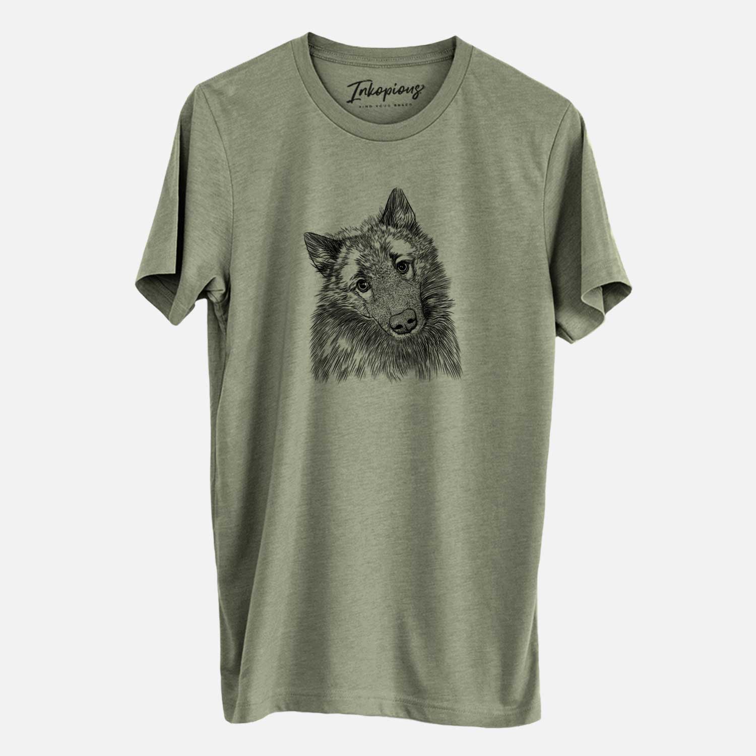 Bare Mr. Maverick the Keeshond - Unisex Crewneck