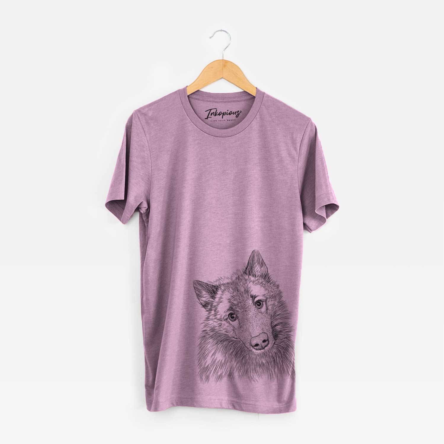 Bare Mr. Maverick the Keeshond - Unisex Crewneck