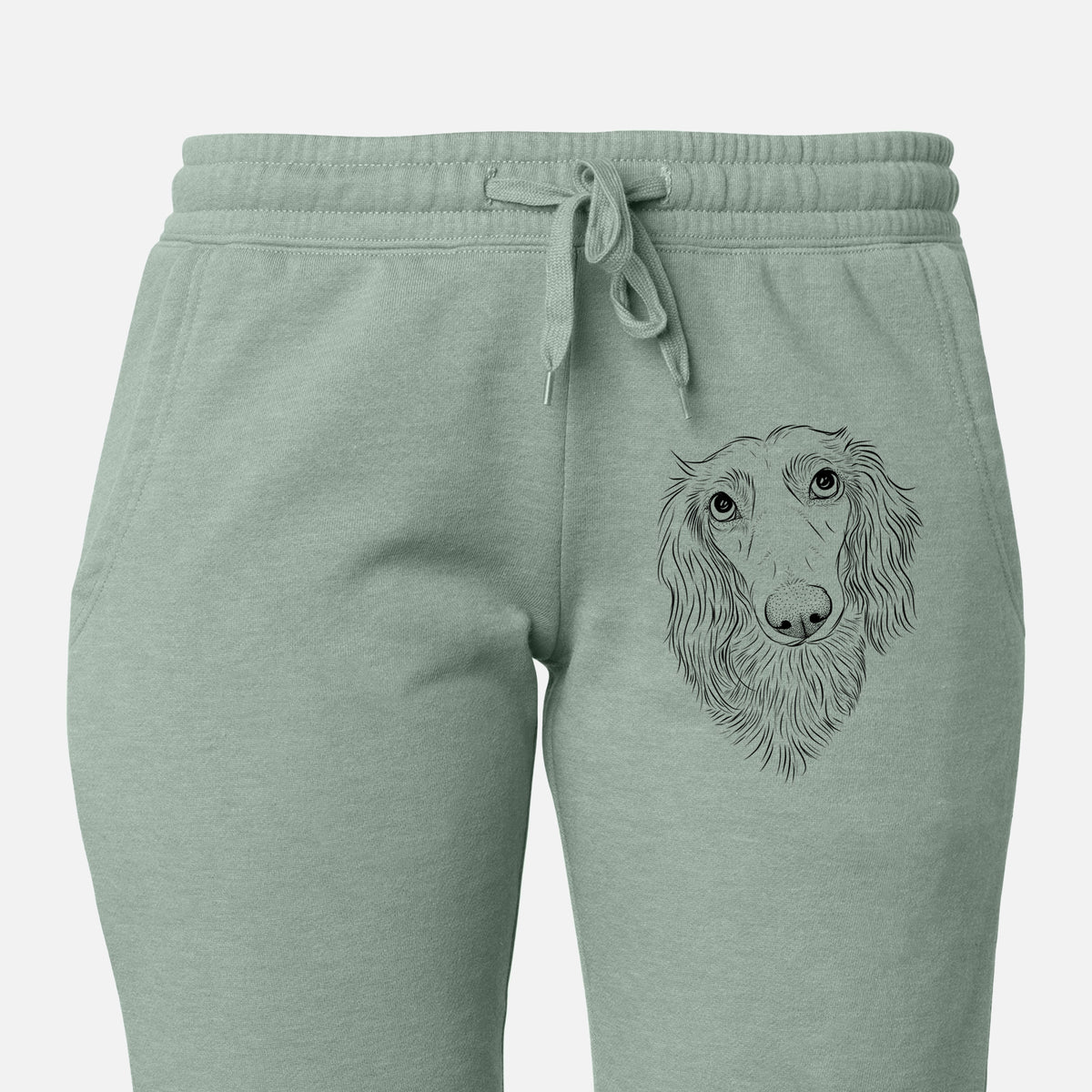 Mr. Rusty the Long Haired Dachshund - Women&#39;s Cali Wave Joggers