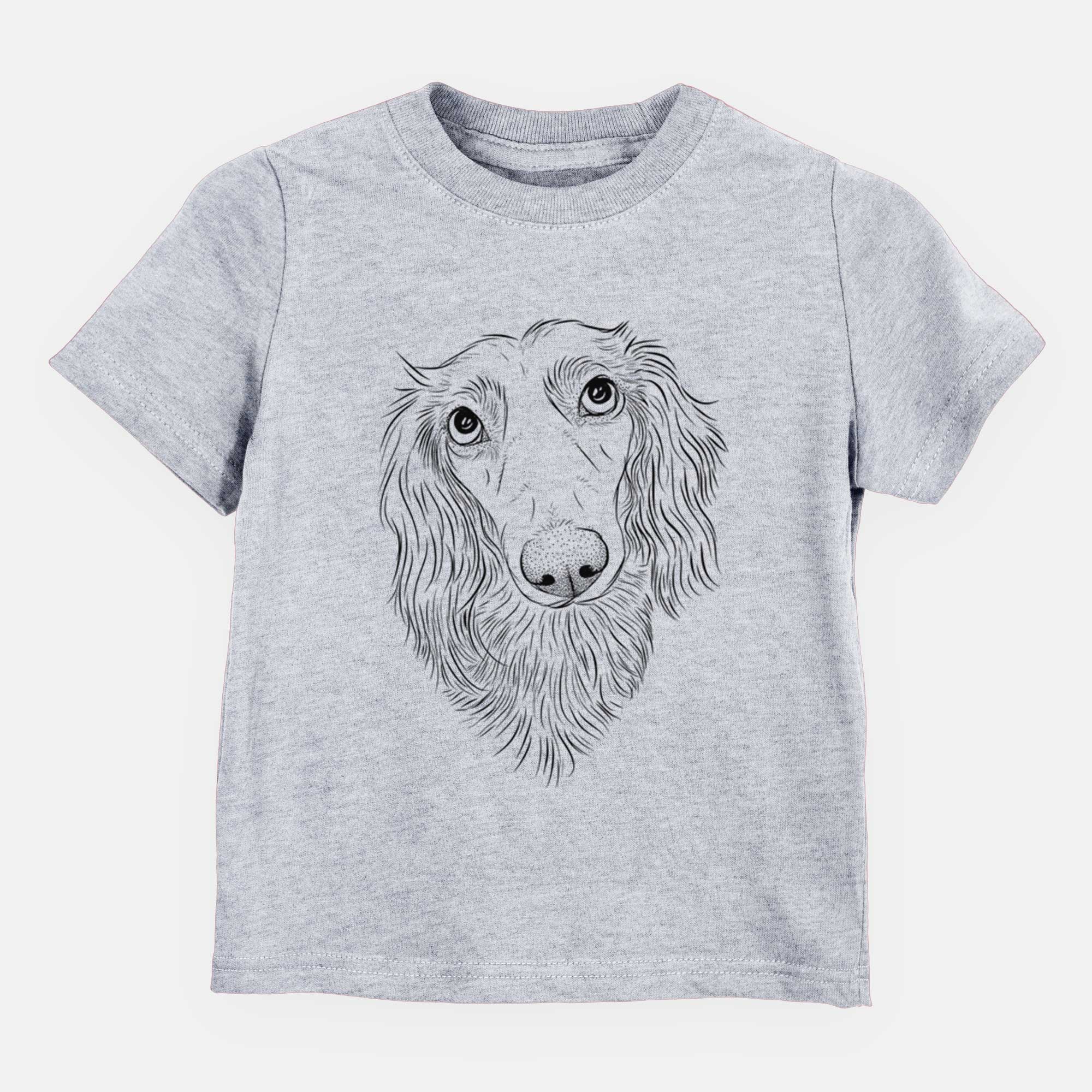 Bare Mr. Rusty the Long Haired Dachshund - Kids/Youth/Toddler Shirt