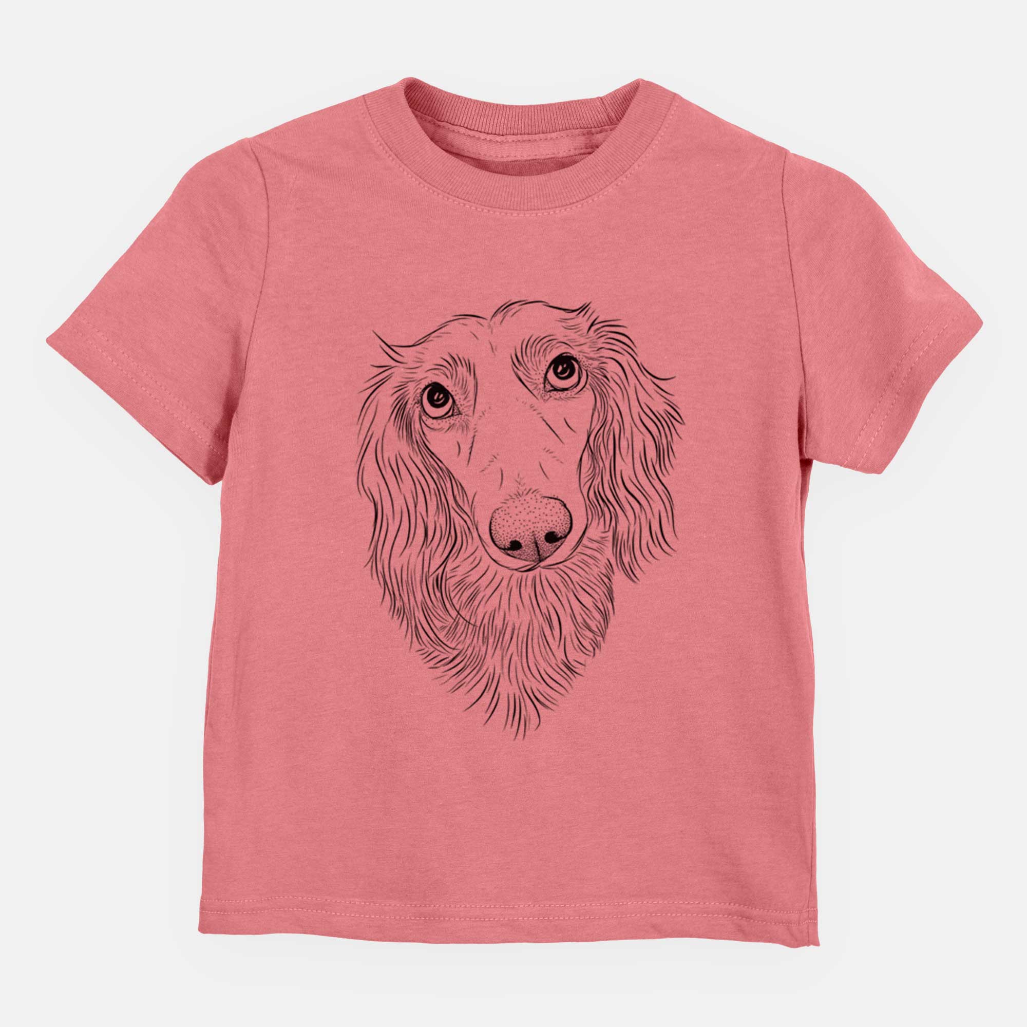 Bare Mr. Rusty the Long Haired Dachshund - Kids/Youth/Toddler Shirt