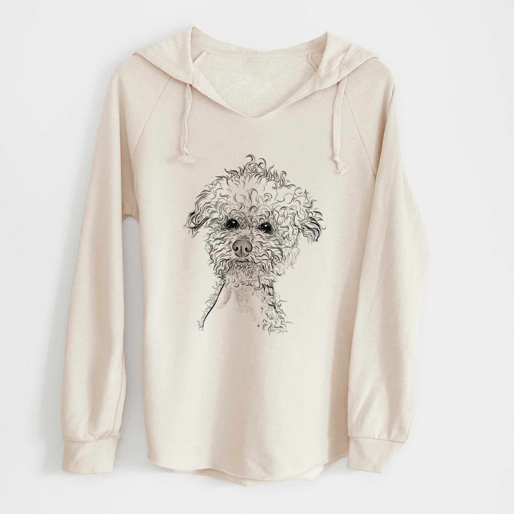 Bare Muffin the Poodle - Cali Wave Hooded Sweatshirt